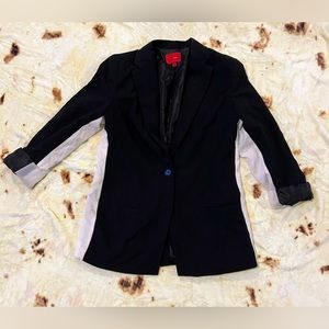 Narciso Rodriguez Black and White Suit Jacket Size 10